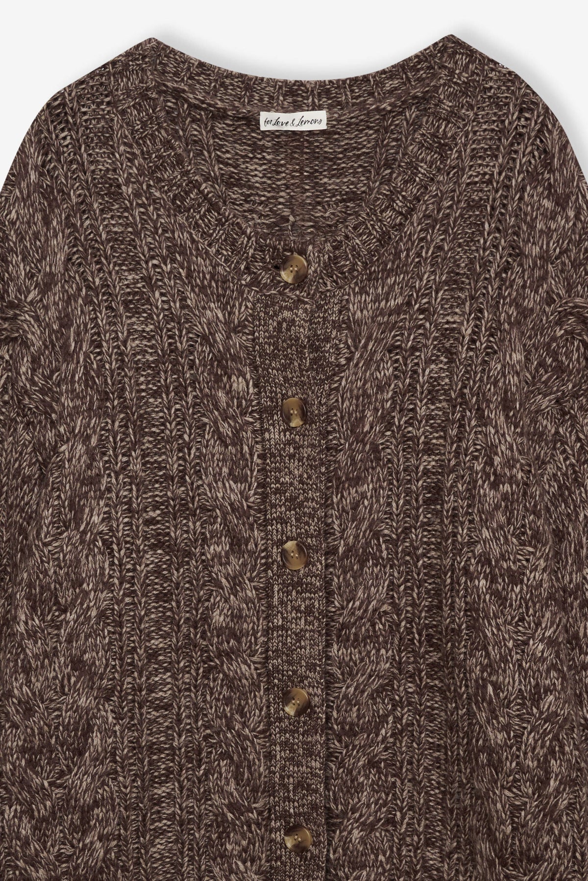 For Love & Lemons Nathalie Knit Oversized Cardigan