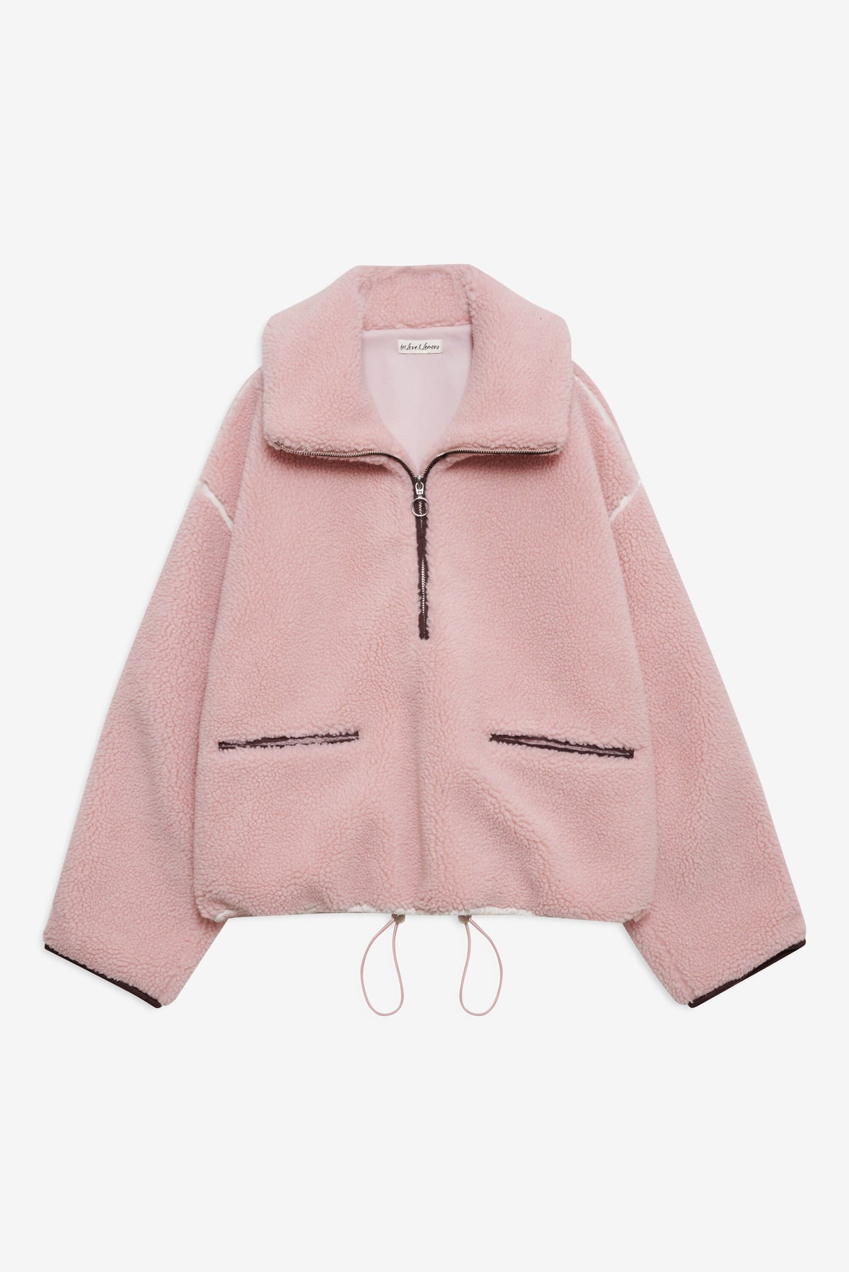For Love & Lemons Melody Pullover Sherpa Jacket