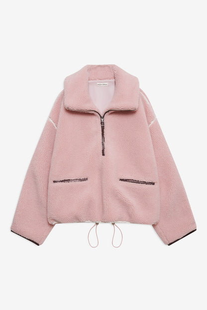 For Love & Lemons Melody Pullover Sherpa Jacket