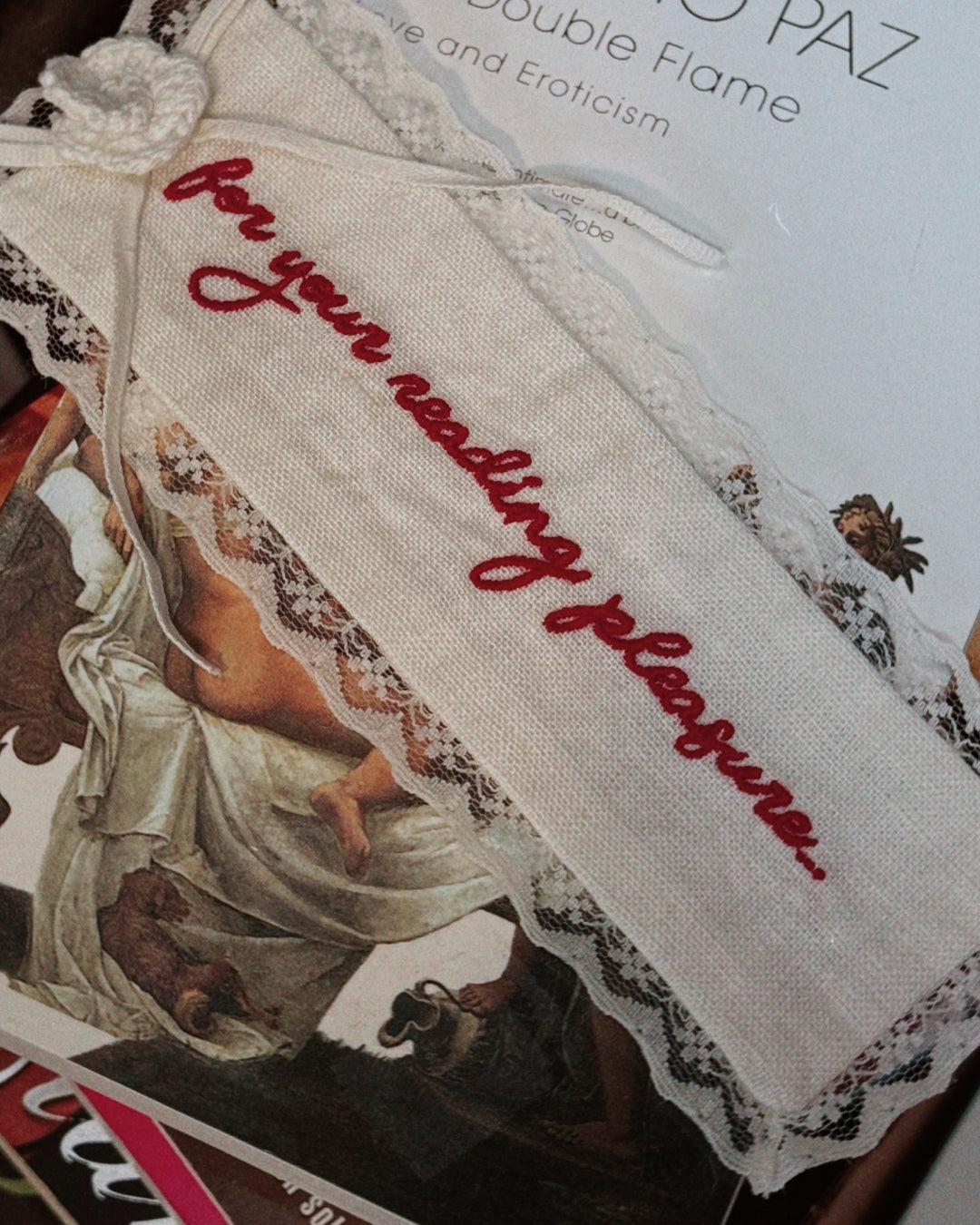 For Love & Lemons Library to Lingerie Bag and Bookmark