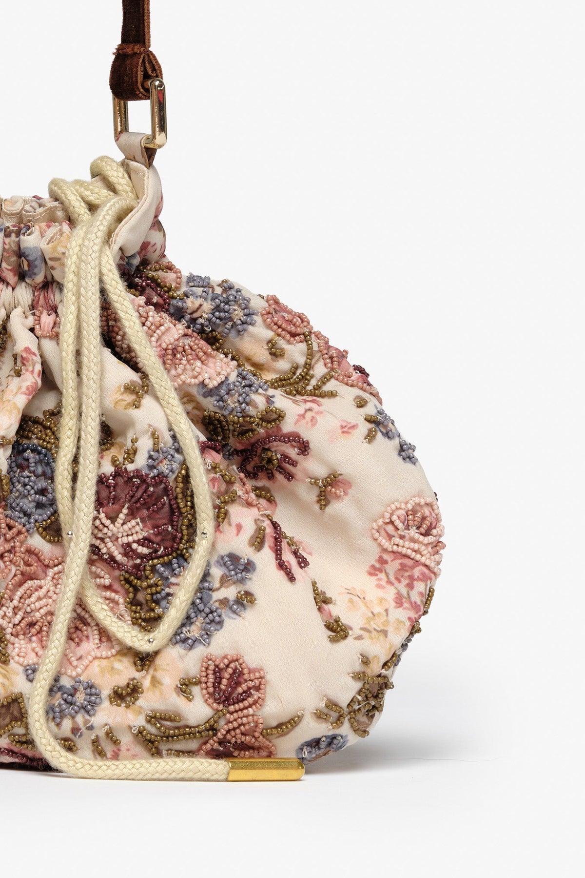 For Love & Lemons Betsy Floral Beaded Bag