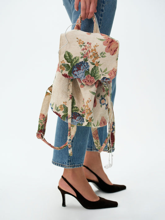 For Love & Lemons Betsy Floral Backpack