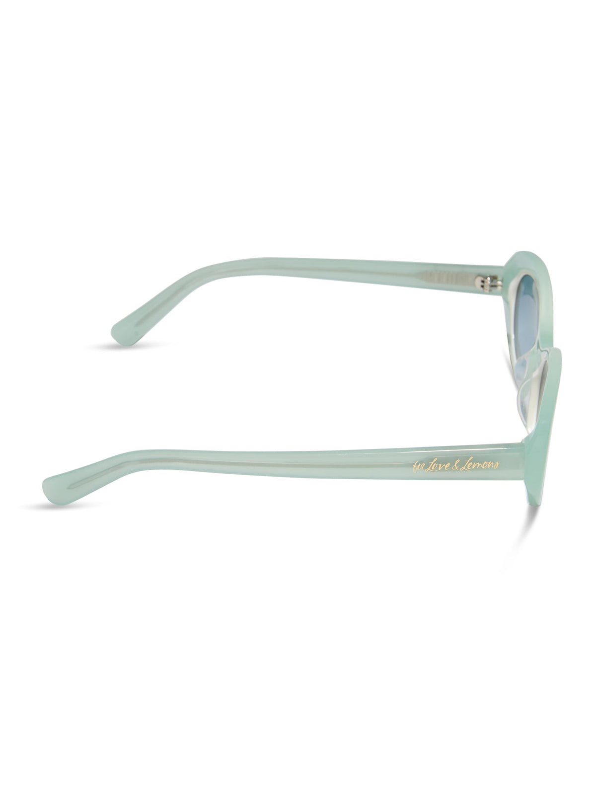 For Love & Lemons Sabrina Oval Sunglasses
