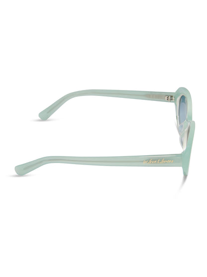 For Love & Lemons Sabrina Oval Sunglasses