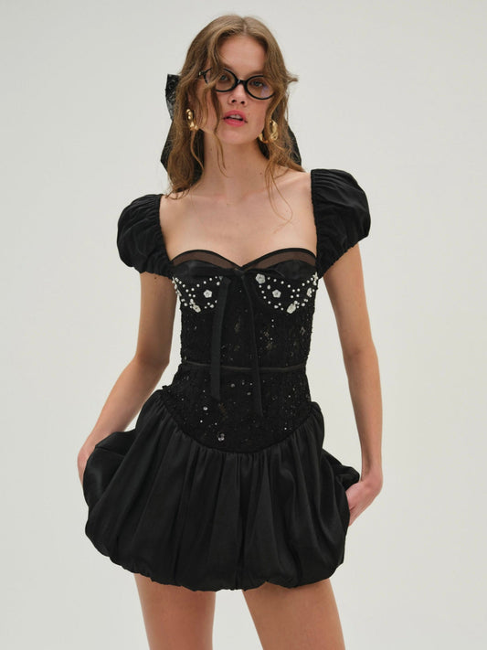 For Love & Lemons Mckenna Mini Dress