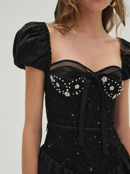 For Love & Lemons Mckenna Mini Dress