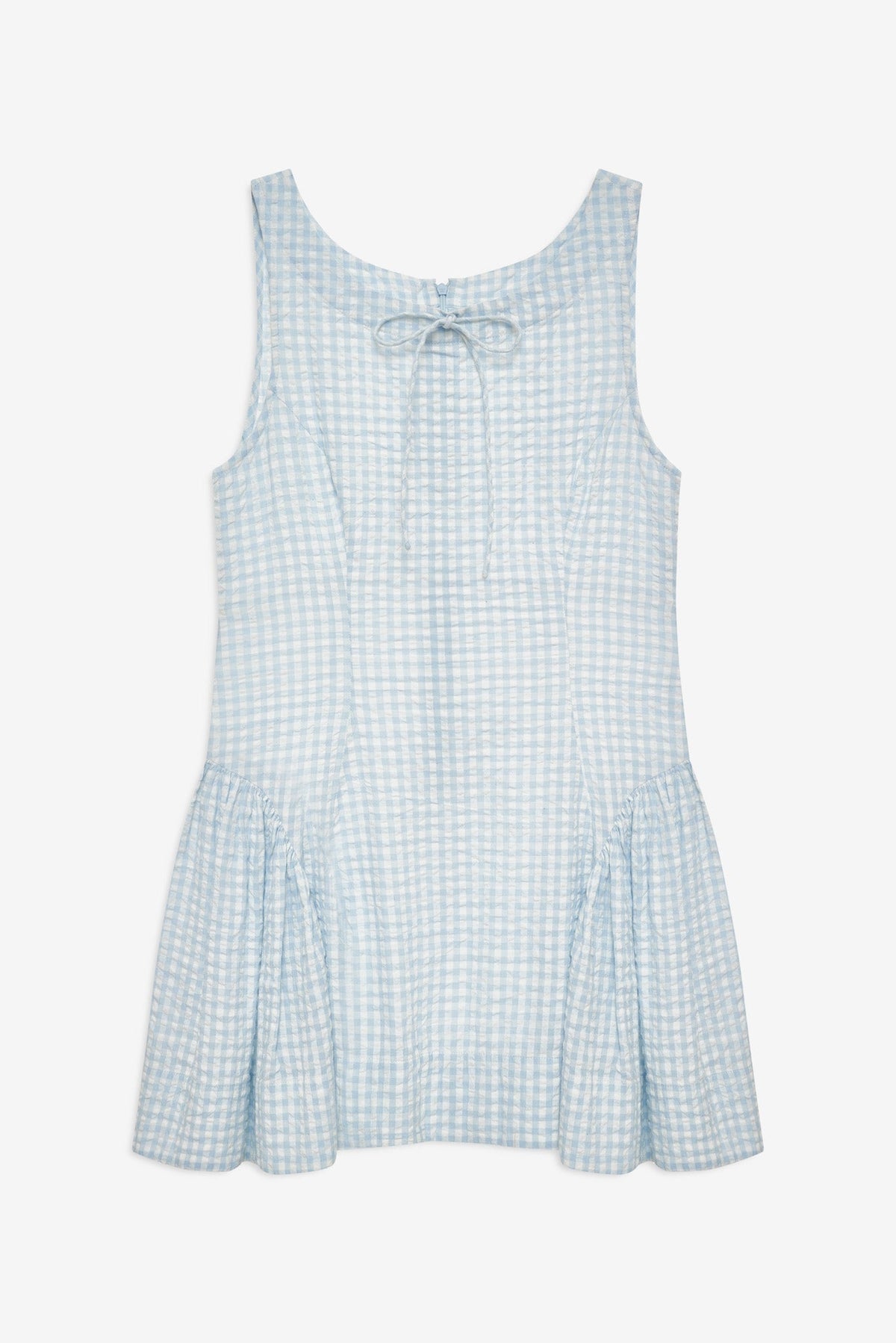 For Love & Lemons Scotch Bonnet Gingham Mini Dress