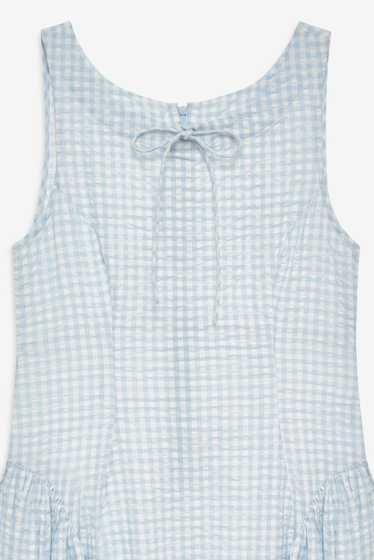 For Love & Lemons Scotch Bonnet Gingham Mini Dress