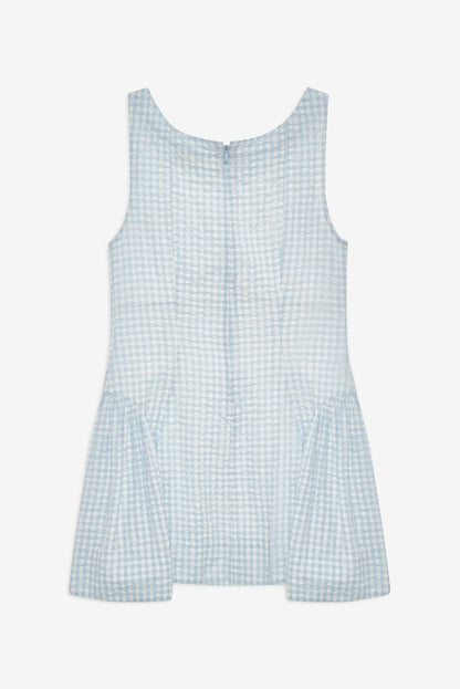 For Love & Lemons Scotch Bonnet Gingham Mini Dress