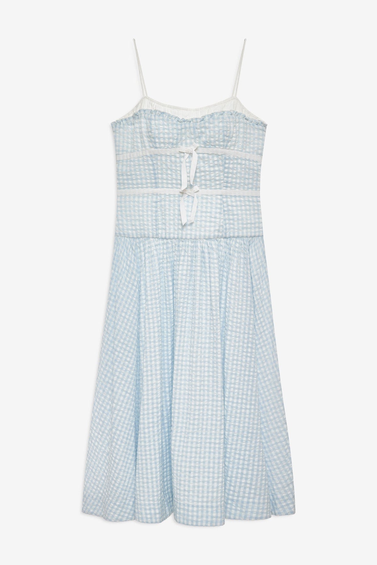 For Love & Lemons Georgia Gingham Midi Dress