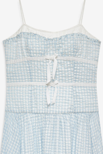 For Love & Lemons Georgia Gingham Midi Dress