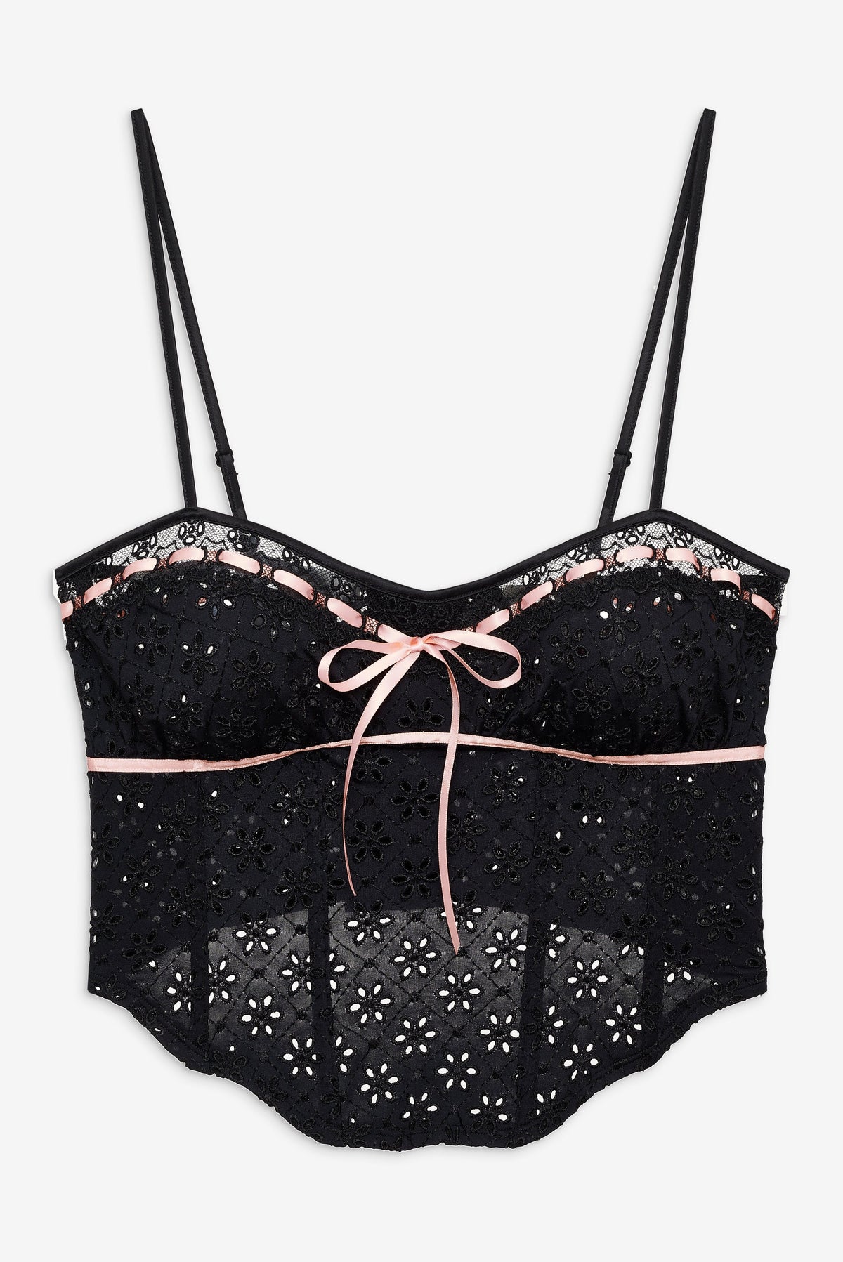 For Love & Lemons Elena Eyelet Bustier