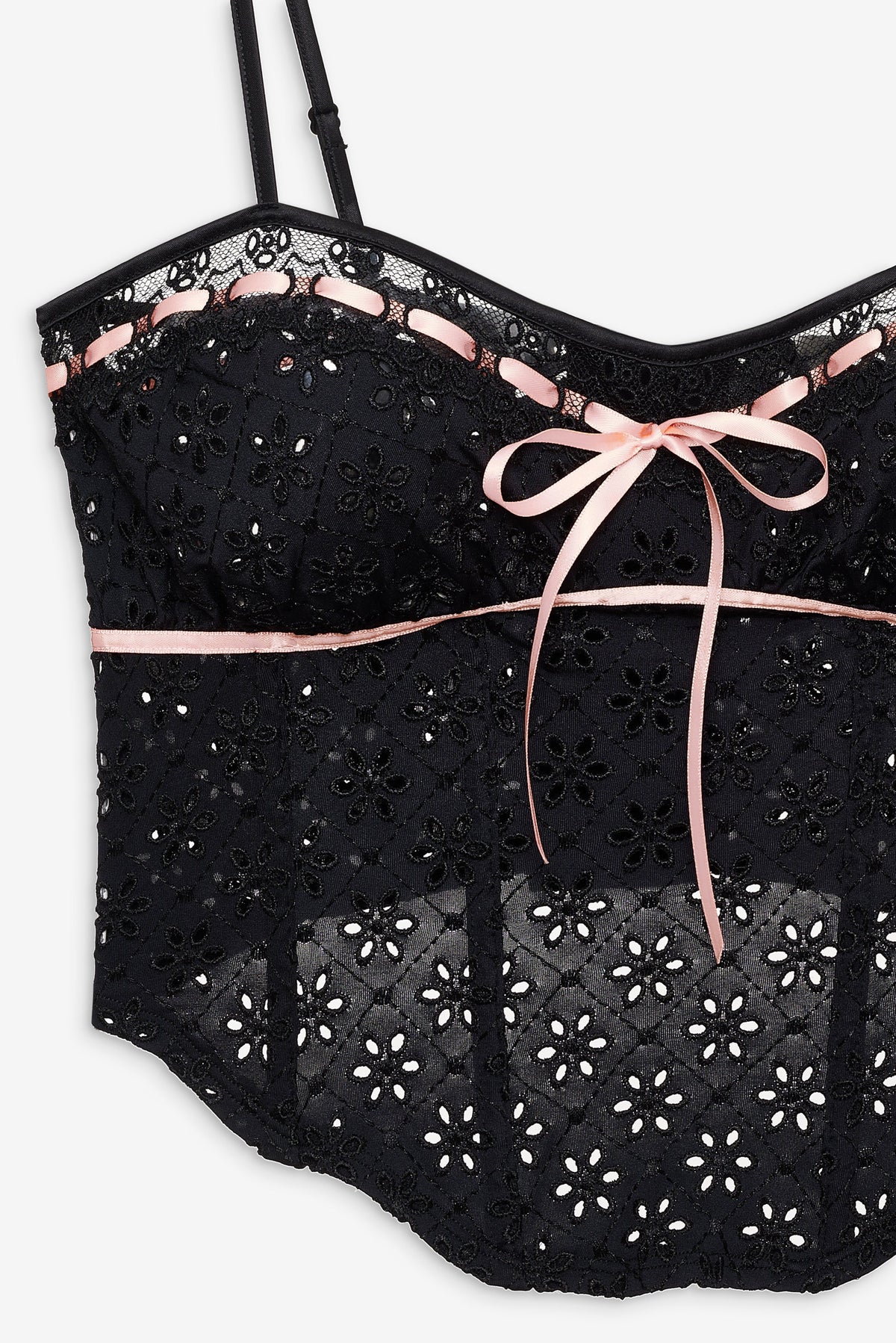 For Love & Lemons Elena Eyelet Bustier