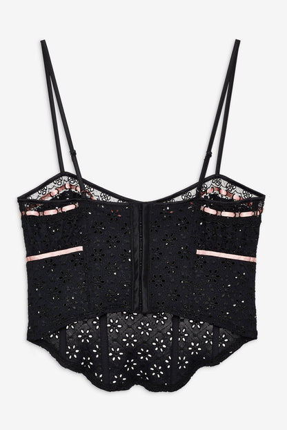 For Love & Lemons Elena Eyelet Bustier