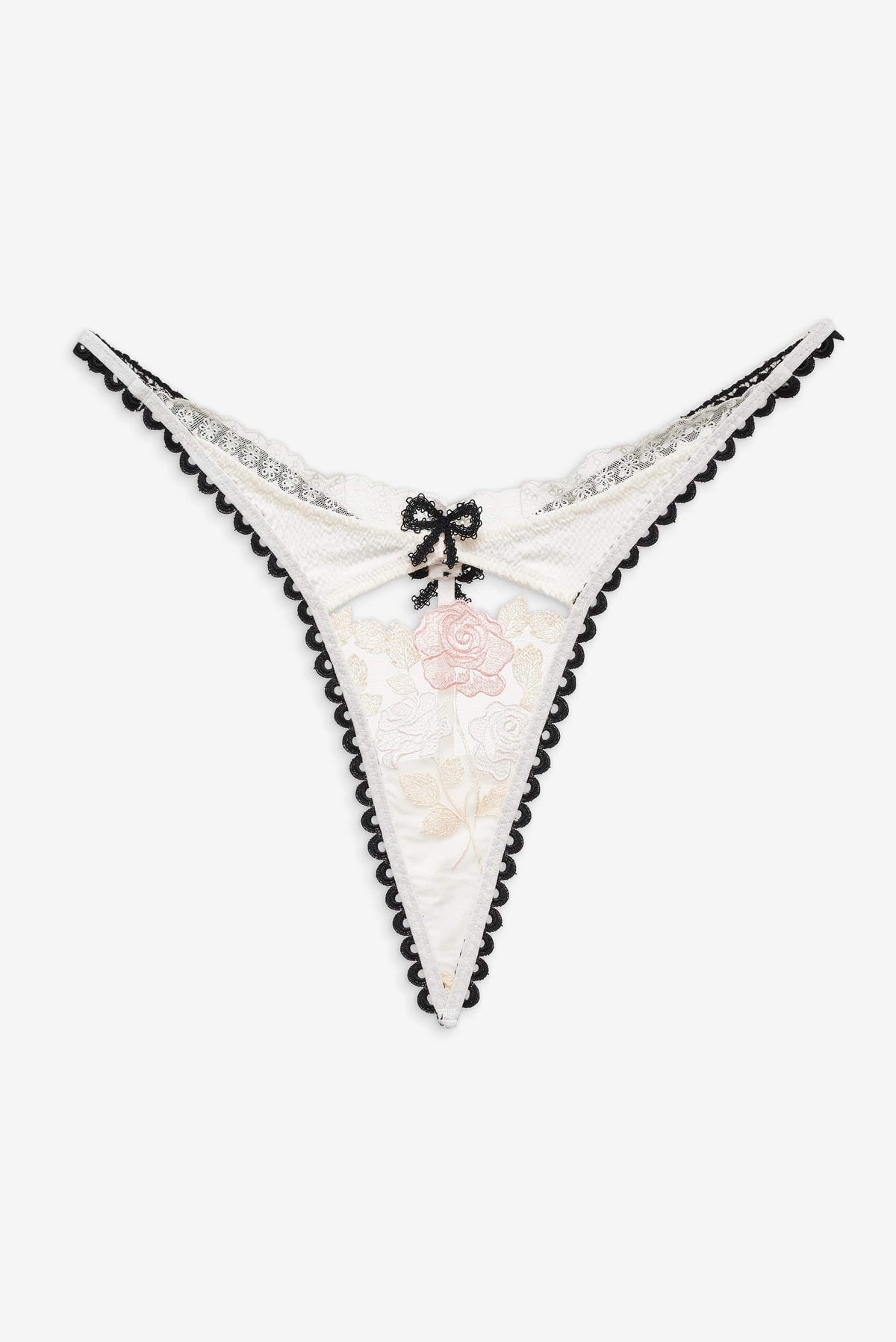 For Love & Lemons Evie Floral Thong Panty