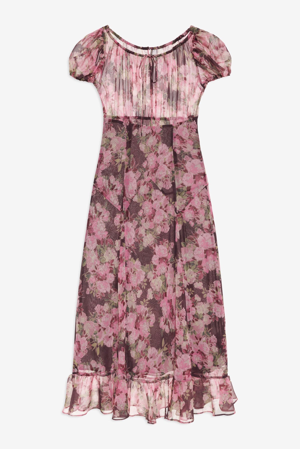 For Love & Lemons Adeline Floral Midi Dress