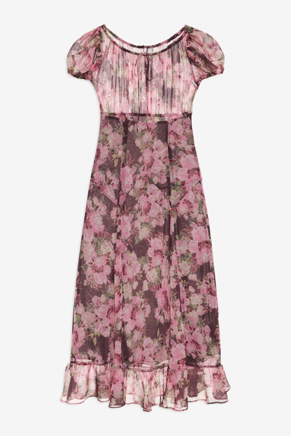 For Love & Lemons Adeline Floral Midi Dress