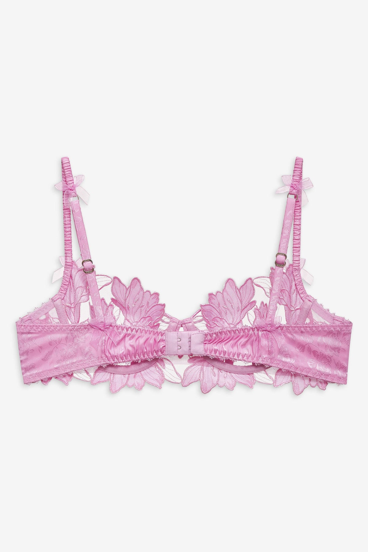 For Love & Lemons Maye Embroidered Underwire Bra