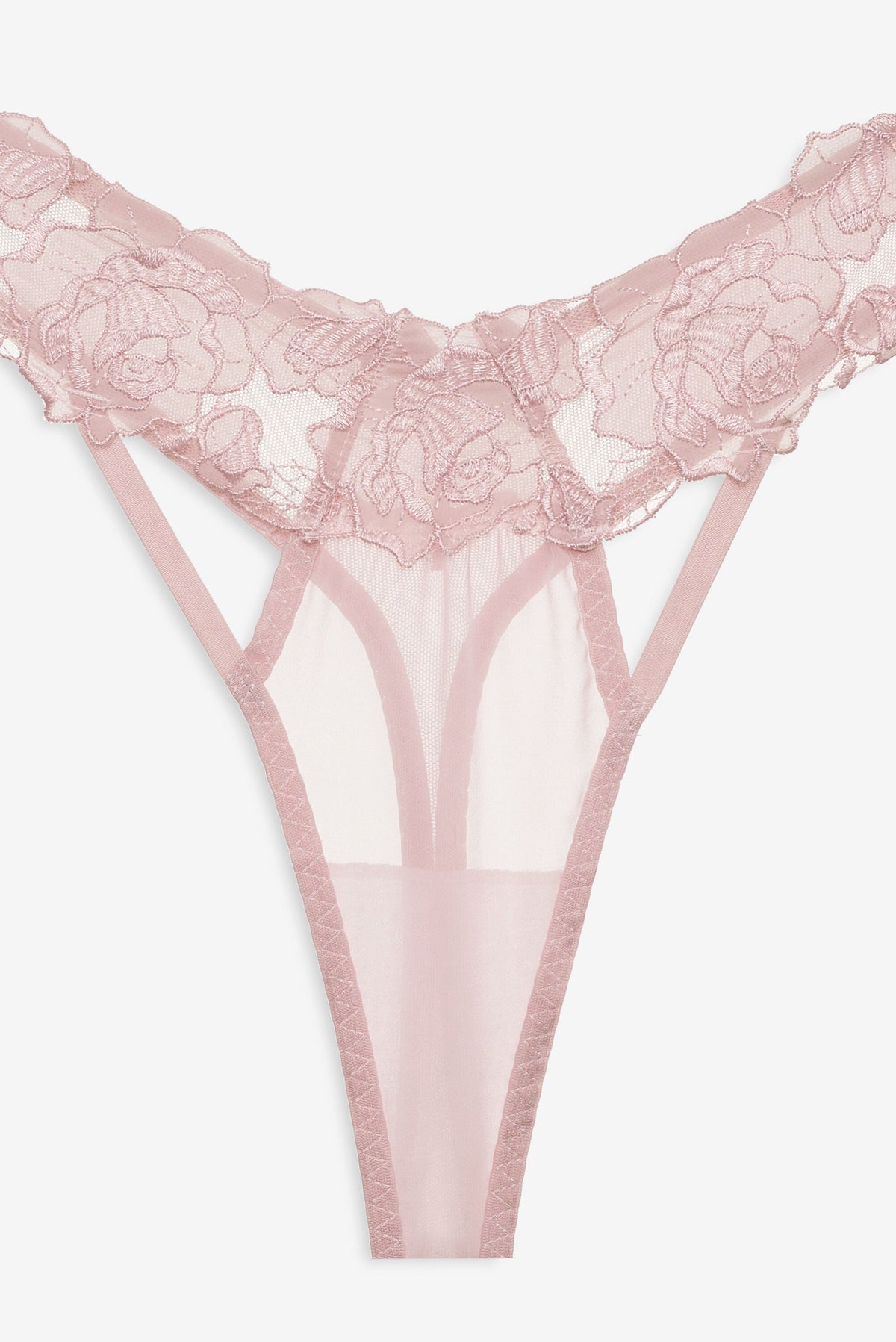 For Love & Lemons Blissful Blooms Thong Panty