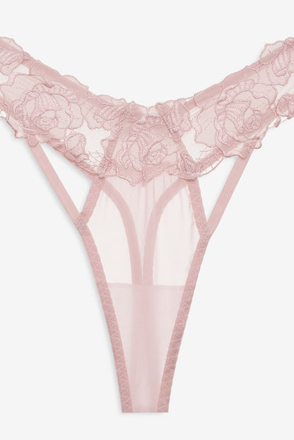 For Love & Lemons Blissful Blooms Thong Panty