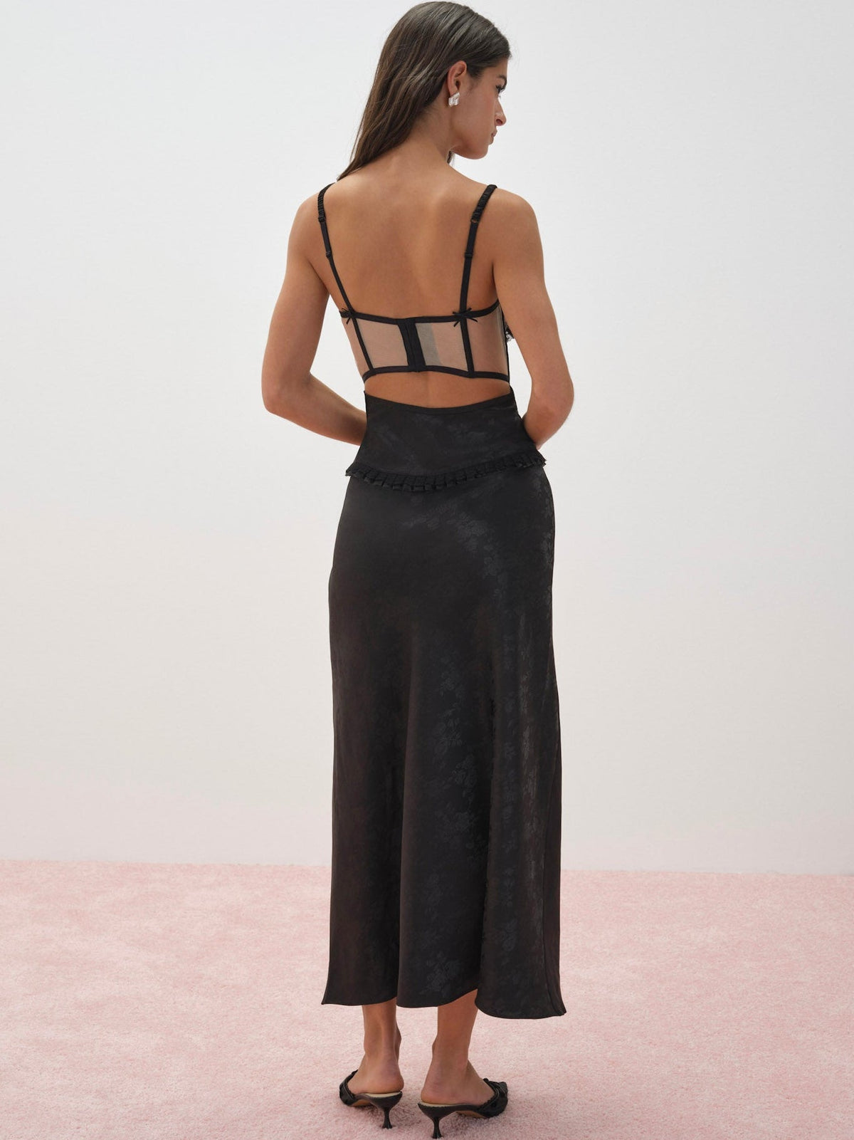 For Love & Lemons Sonia Maxi Slip Dress