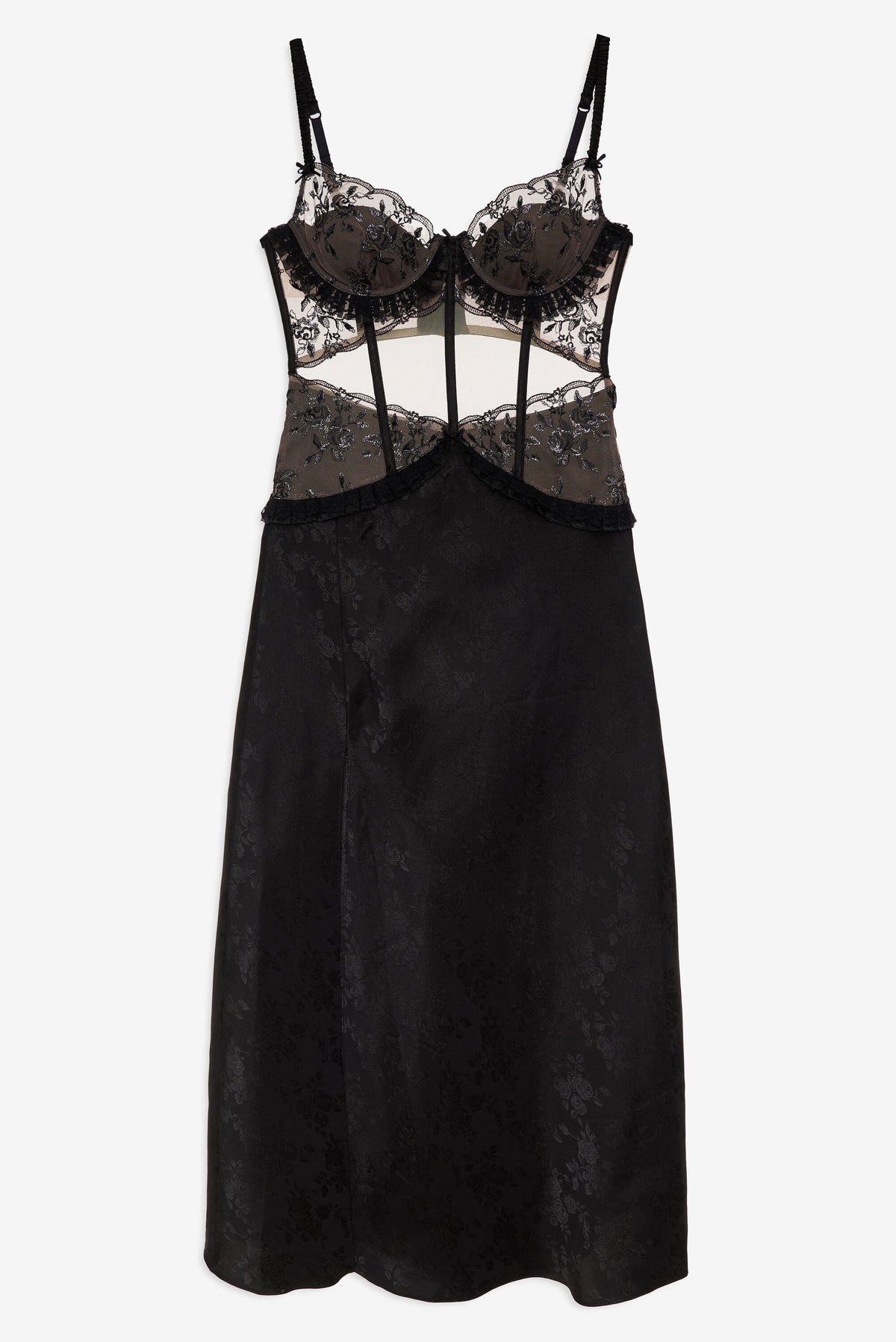 For Love & Lemons Sonia Maxi Slip Dress