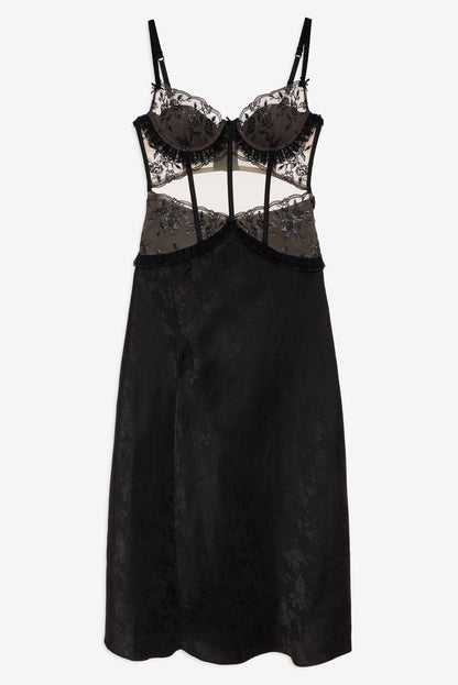 For Love & Lemons Sonia Maxi Slip Dress