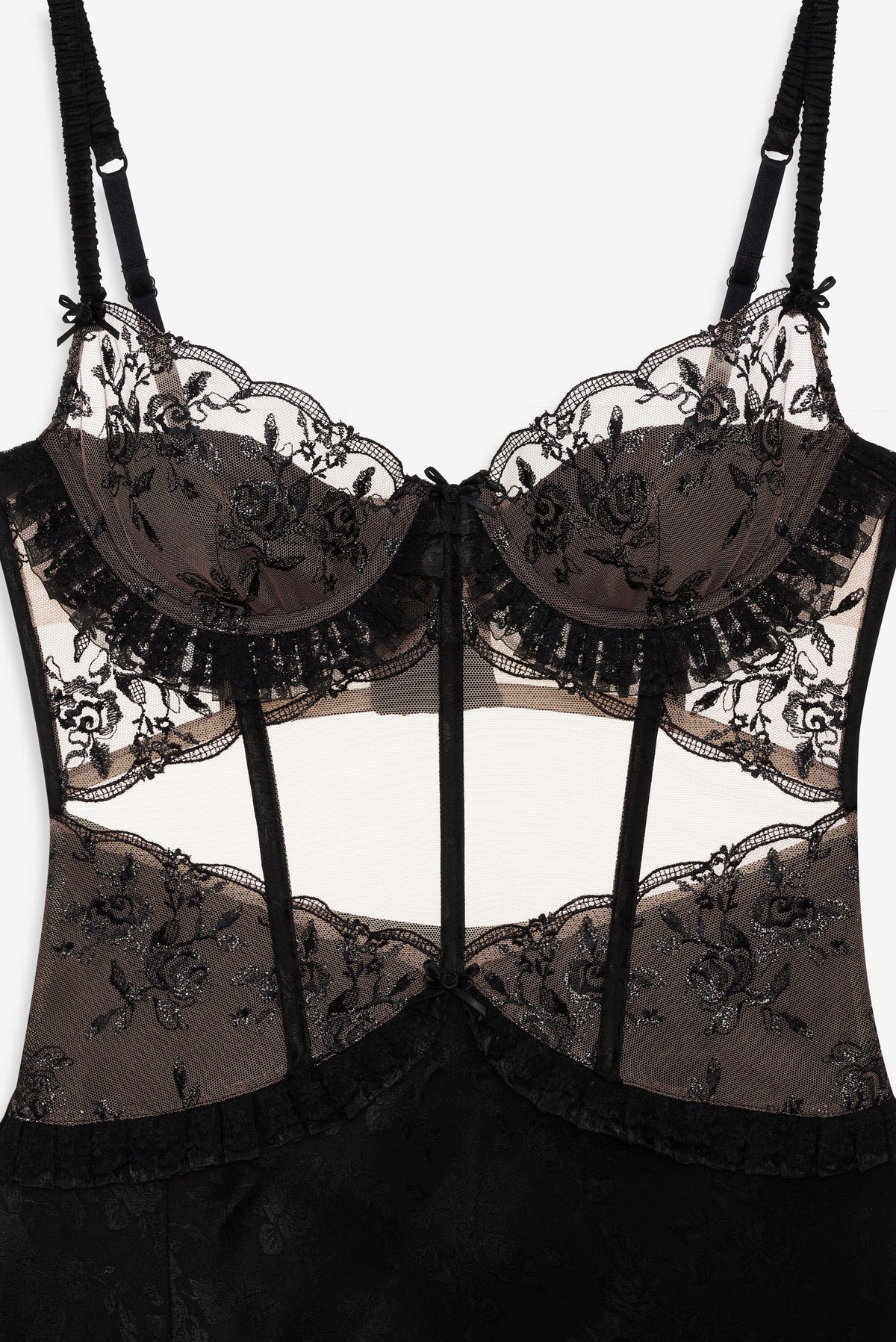 For Love & Lemons Sonia Maxi Slip Dress
