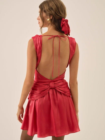 For Love & Lemons Stephanie Shimmer Mini Dress