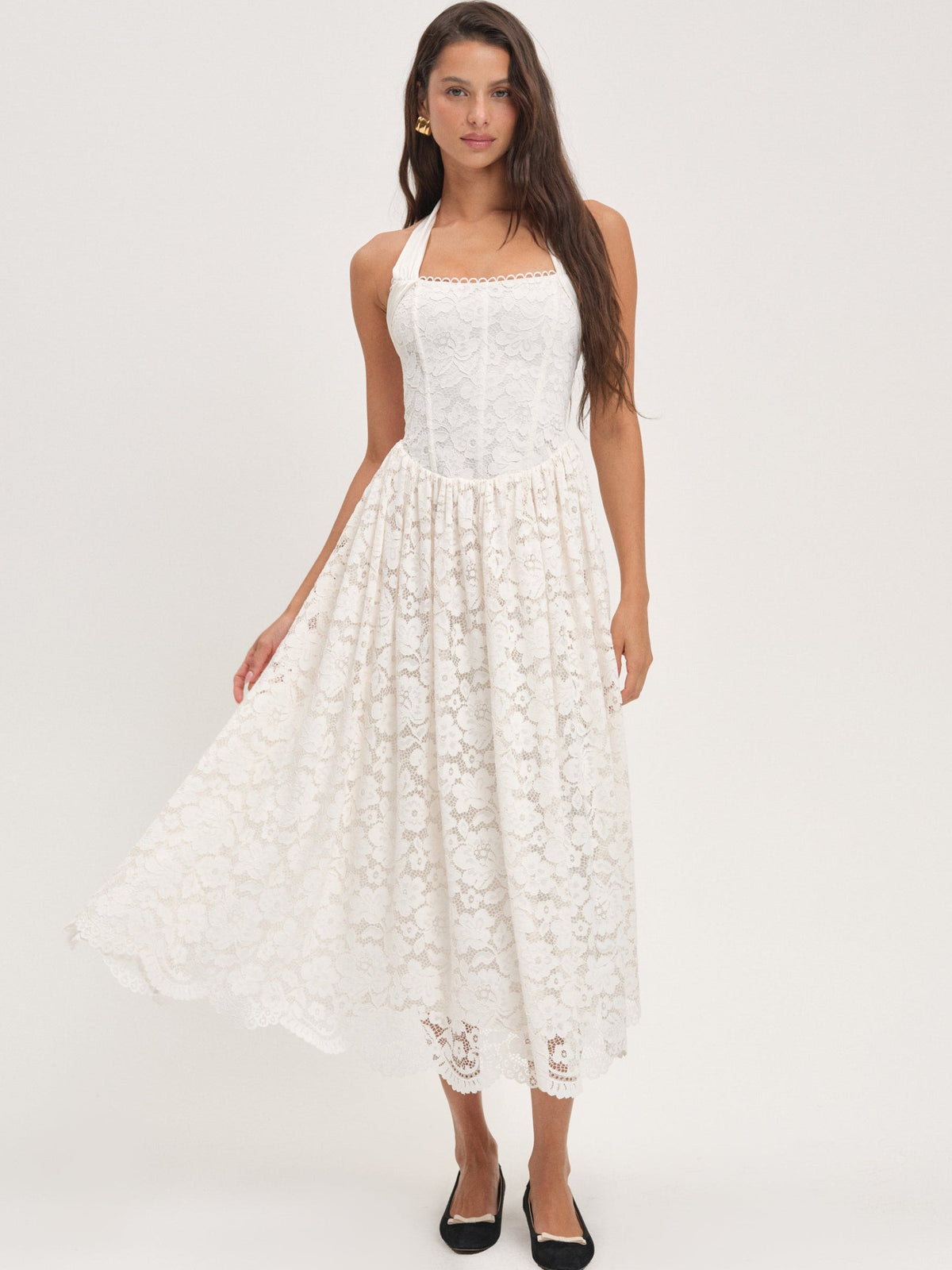 For Love & Lemons Lakeside Midi Dress