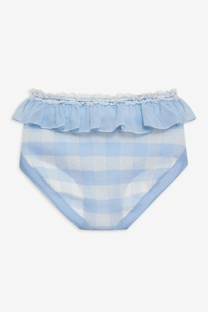 For Love & Lemons Brushed Gingham Knit Panty
