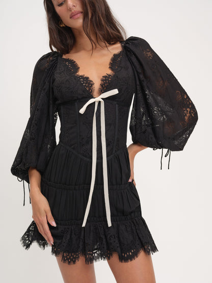 For Love & Lemons Ellis Mini Dress