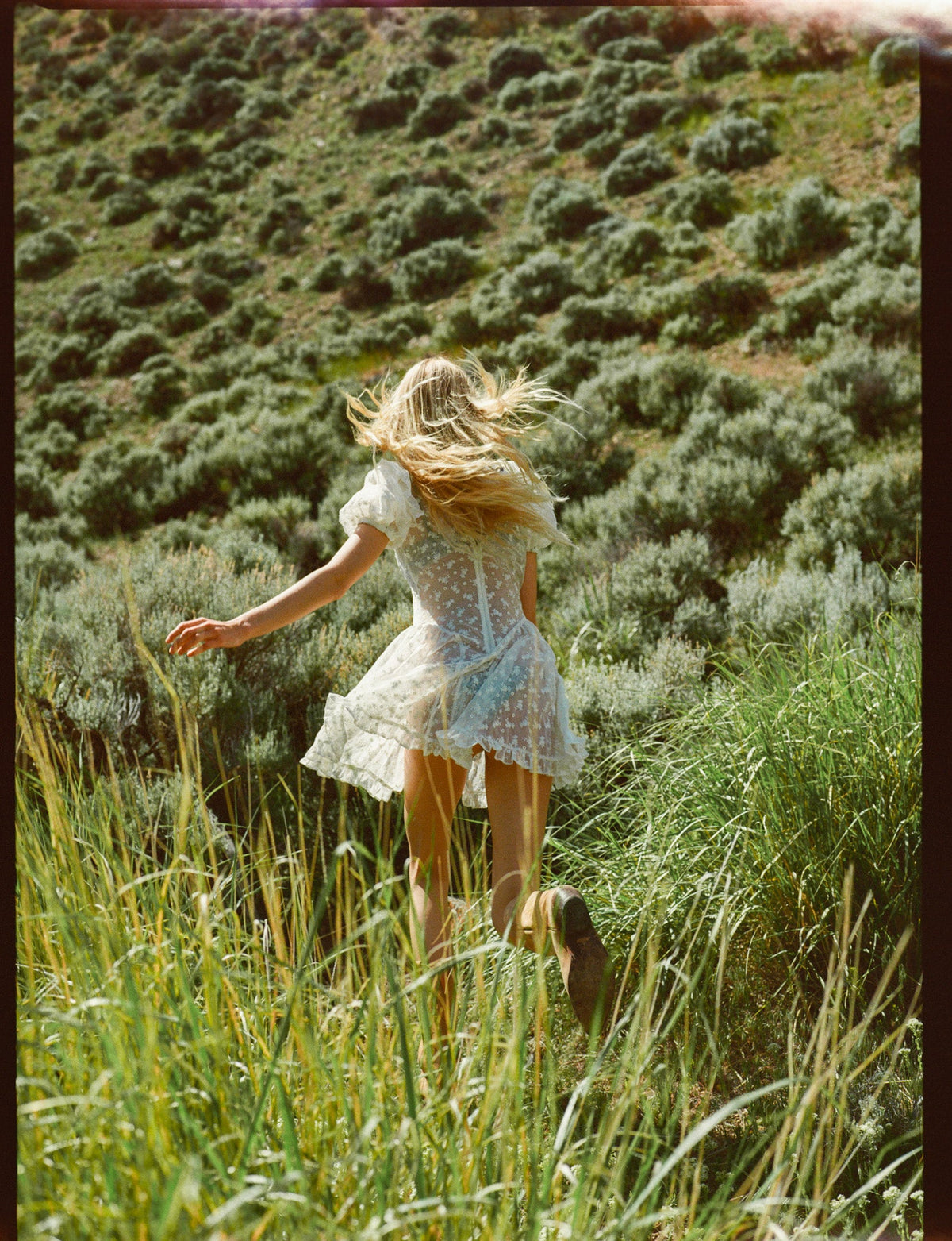 For Love & Lemons Hamptons Eyelet Mini Dress
