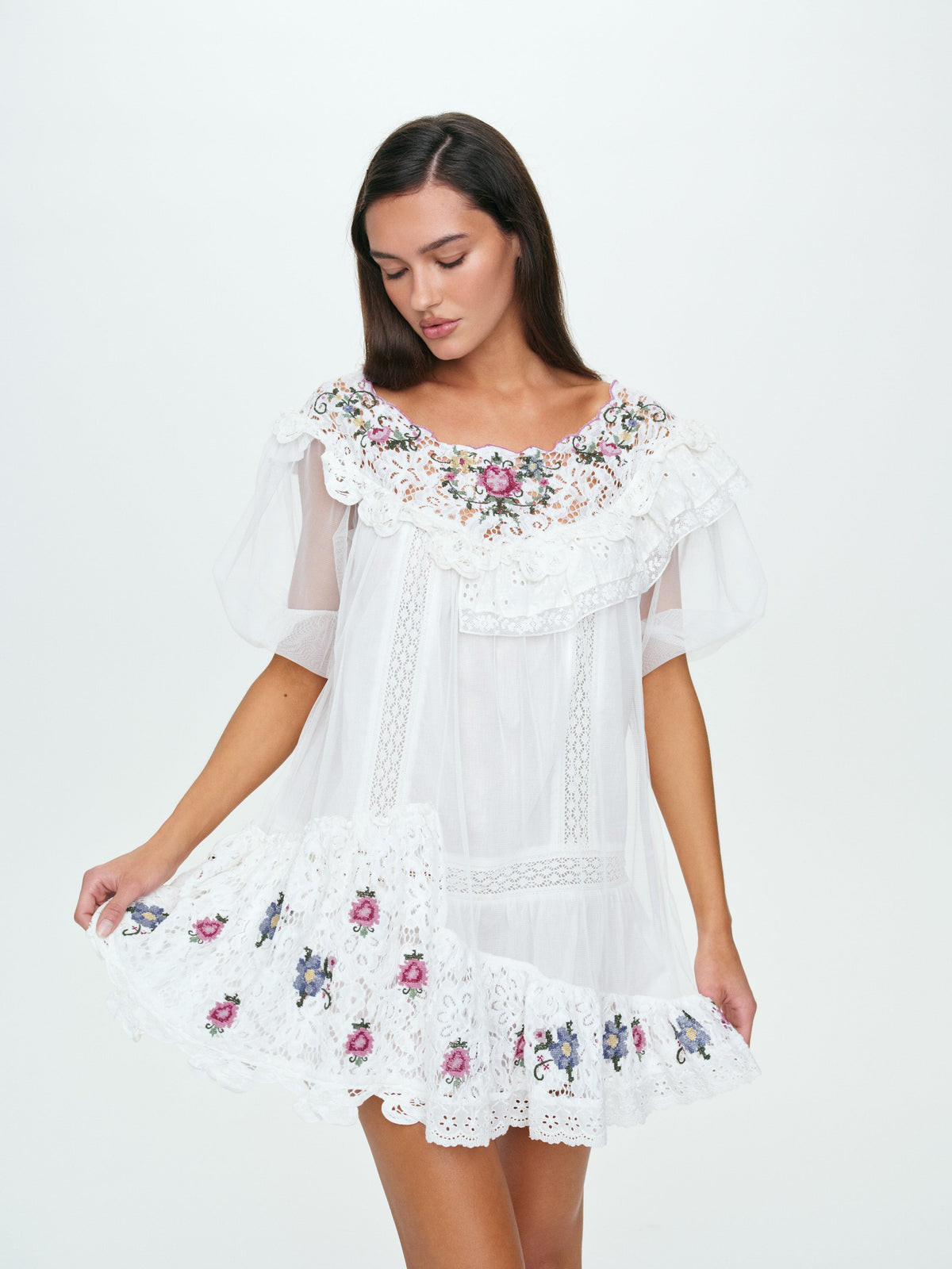 For Love & Lemons Kelly Mini Dress