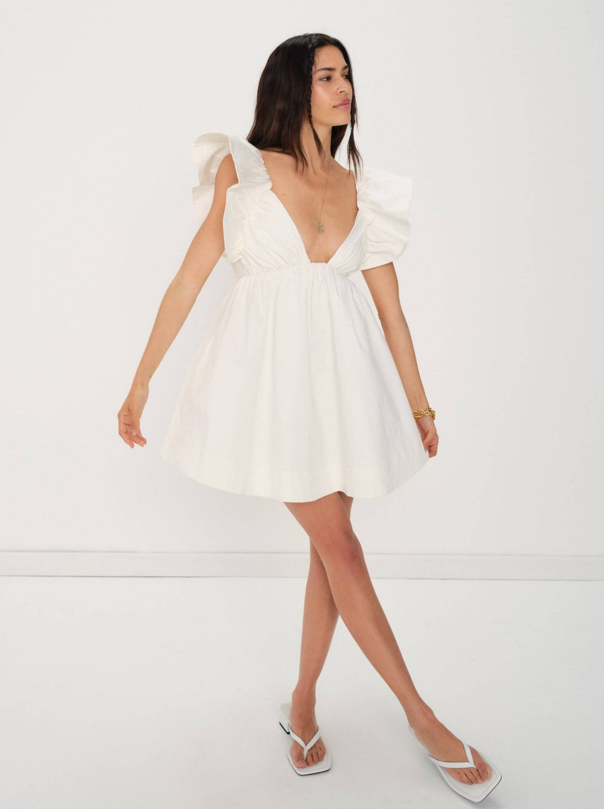 For Love & Lemons Clementine Mini Dress