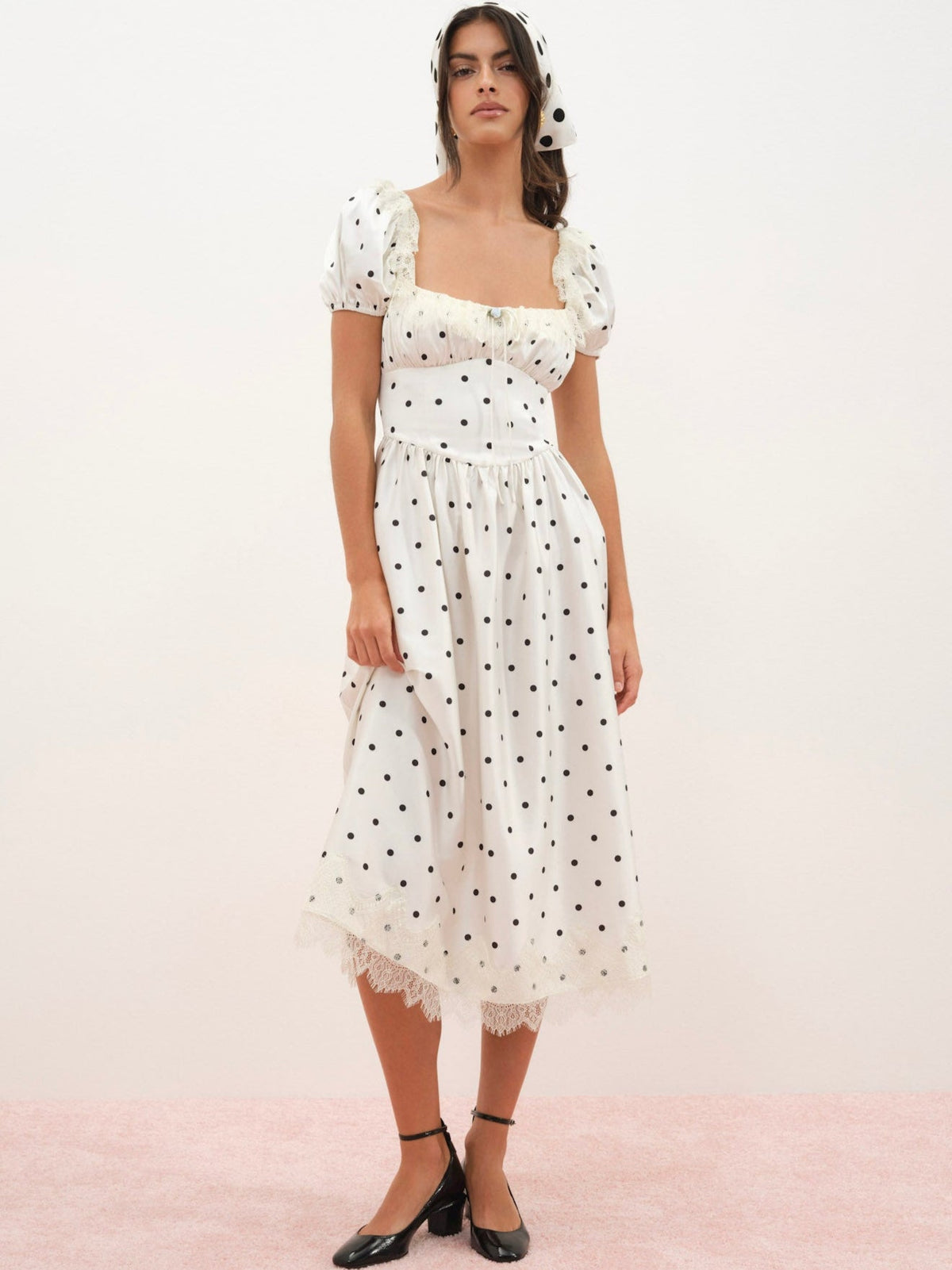 For Love & Lemons Ines Midi Dress