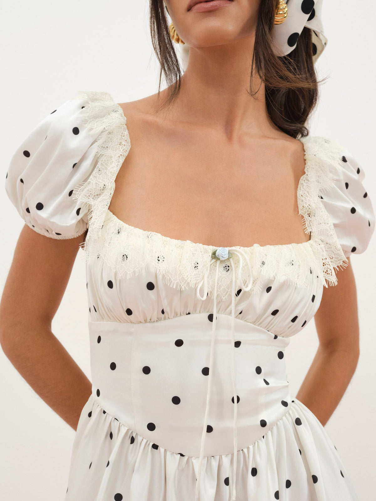 For Love & Lemons Ines Midi Dress