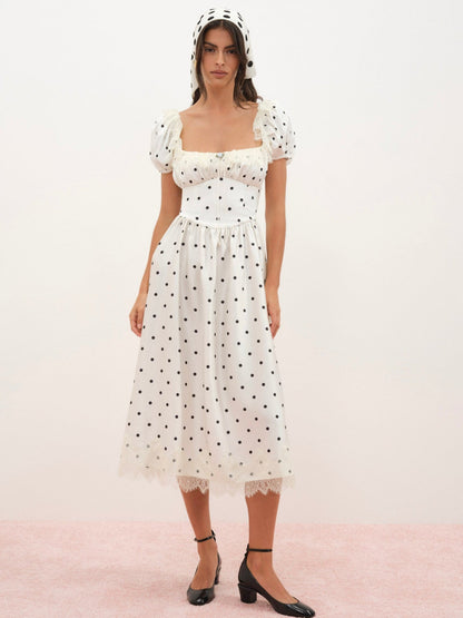 For Love & Lemons Ines Midi Dress