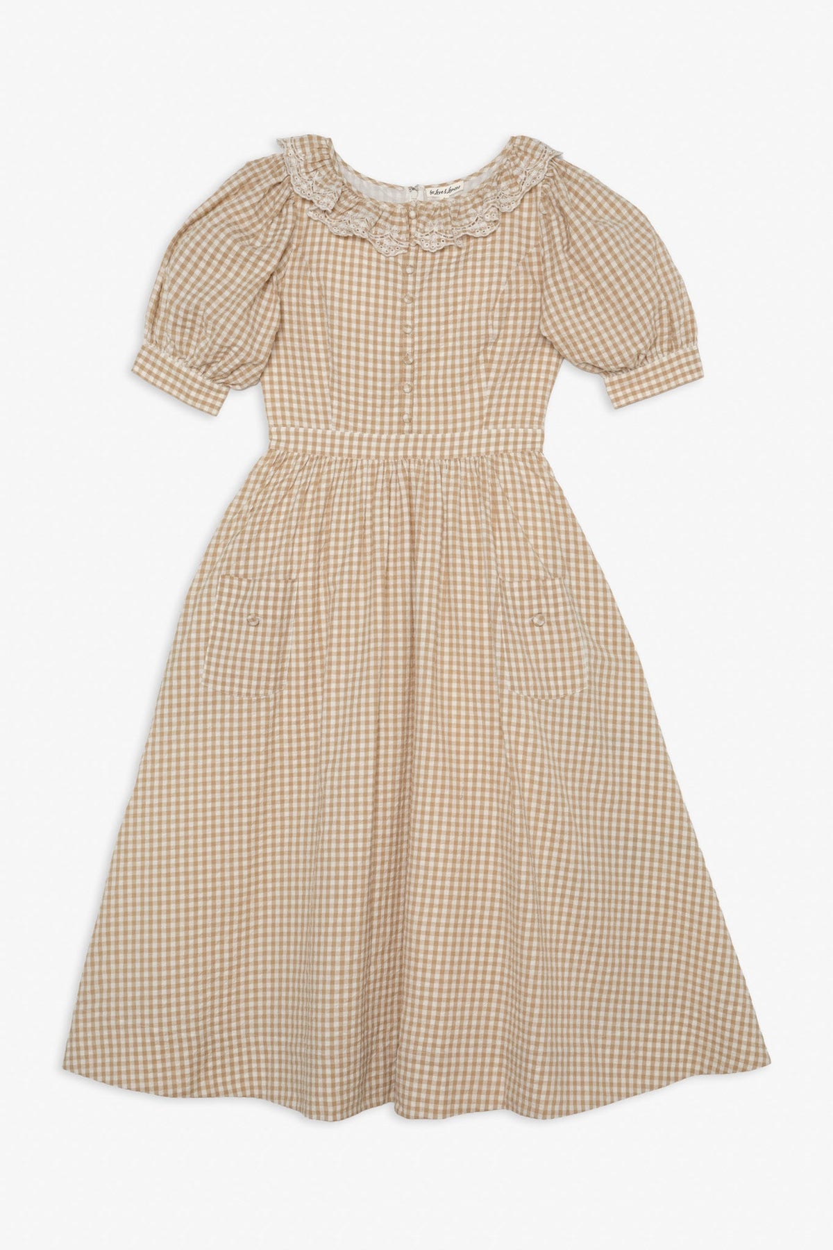 For Love & Lemons Bradford Gingham Midi Dress