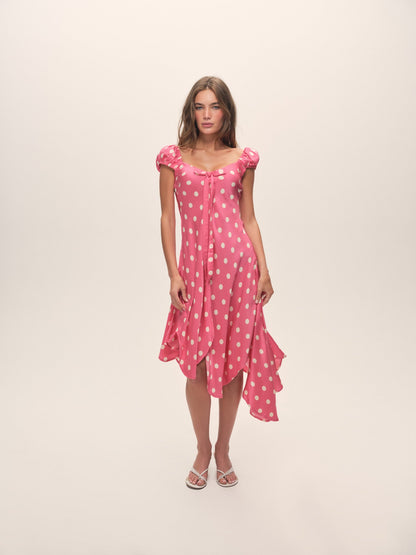 For Love & Lemons Lillian Midi Dress