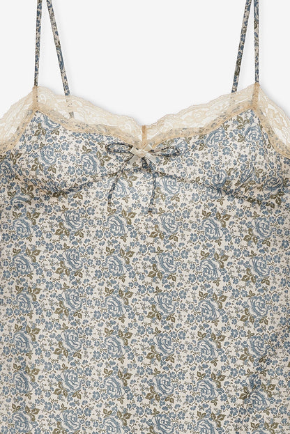 For Love & Lemons Primrose Midi Slip Dress