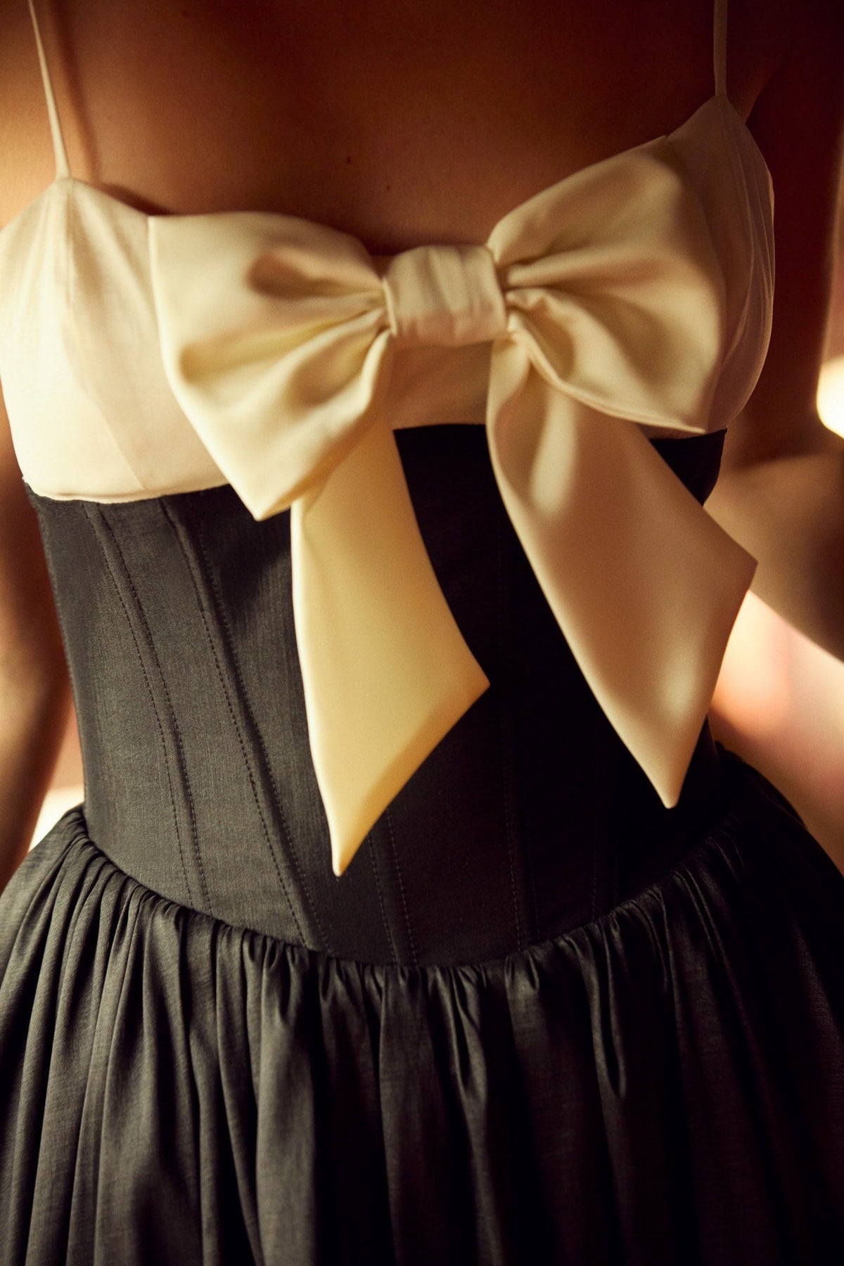 For Love & Lemons Emalie Taffeta Midi Dress