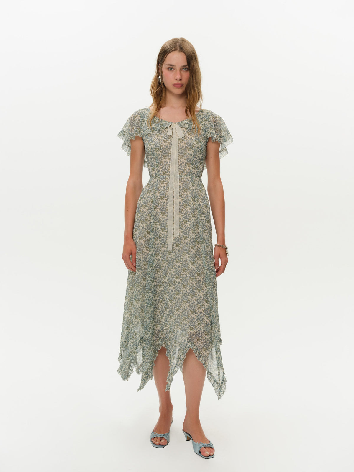 For Love & Lemons Primrose Posey Midi Dress