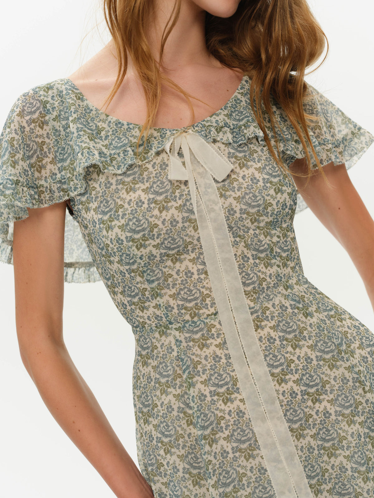 For Love & Lemons Primrose Posey Midi Dress