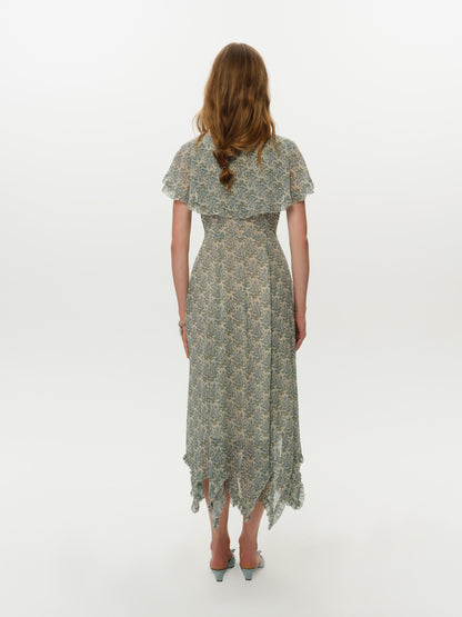 For Love & Lemons Primrose Posey Midi Dress