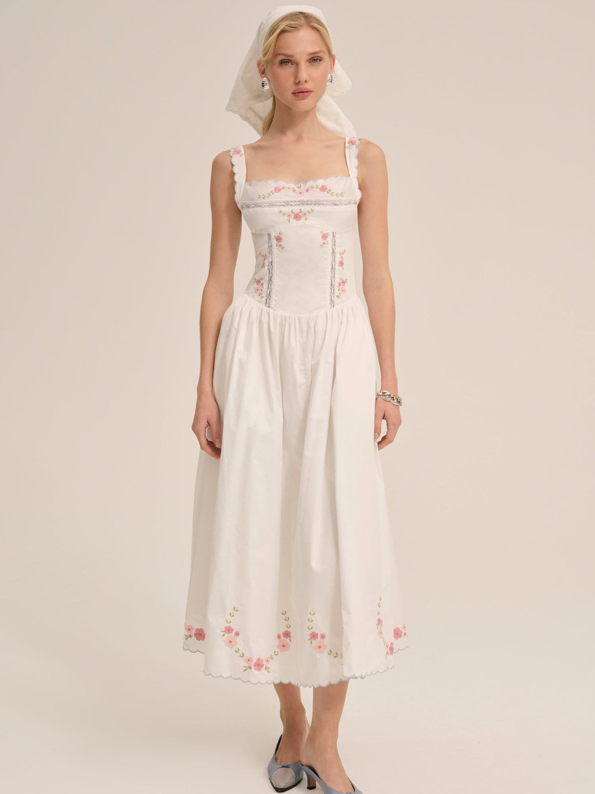 For Love & Lemons Tea Time Midi Dress