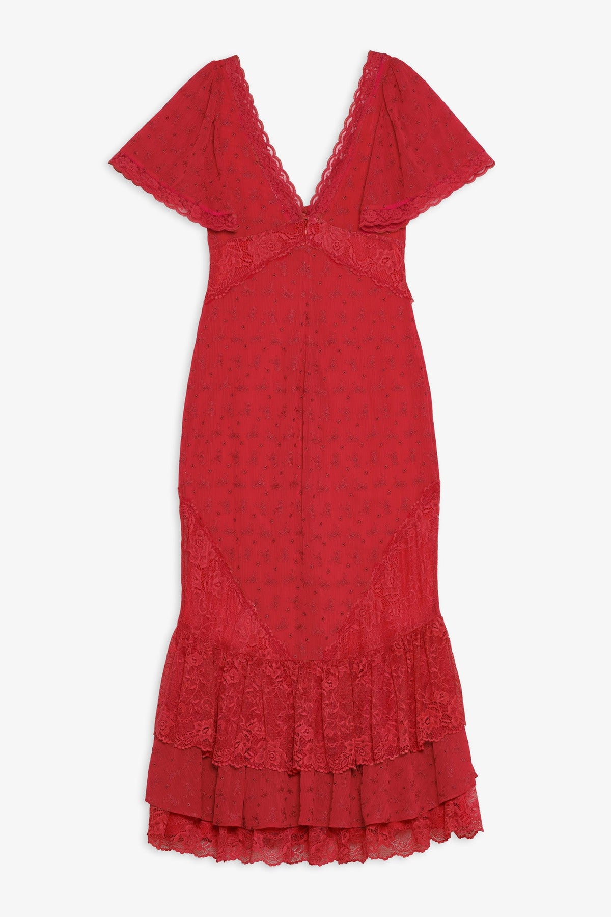 For Love & Lemons Hamptons Eyelet Maxi Dress