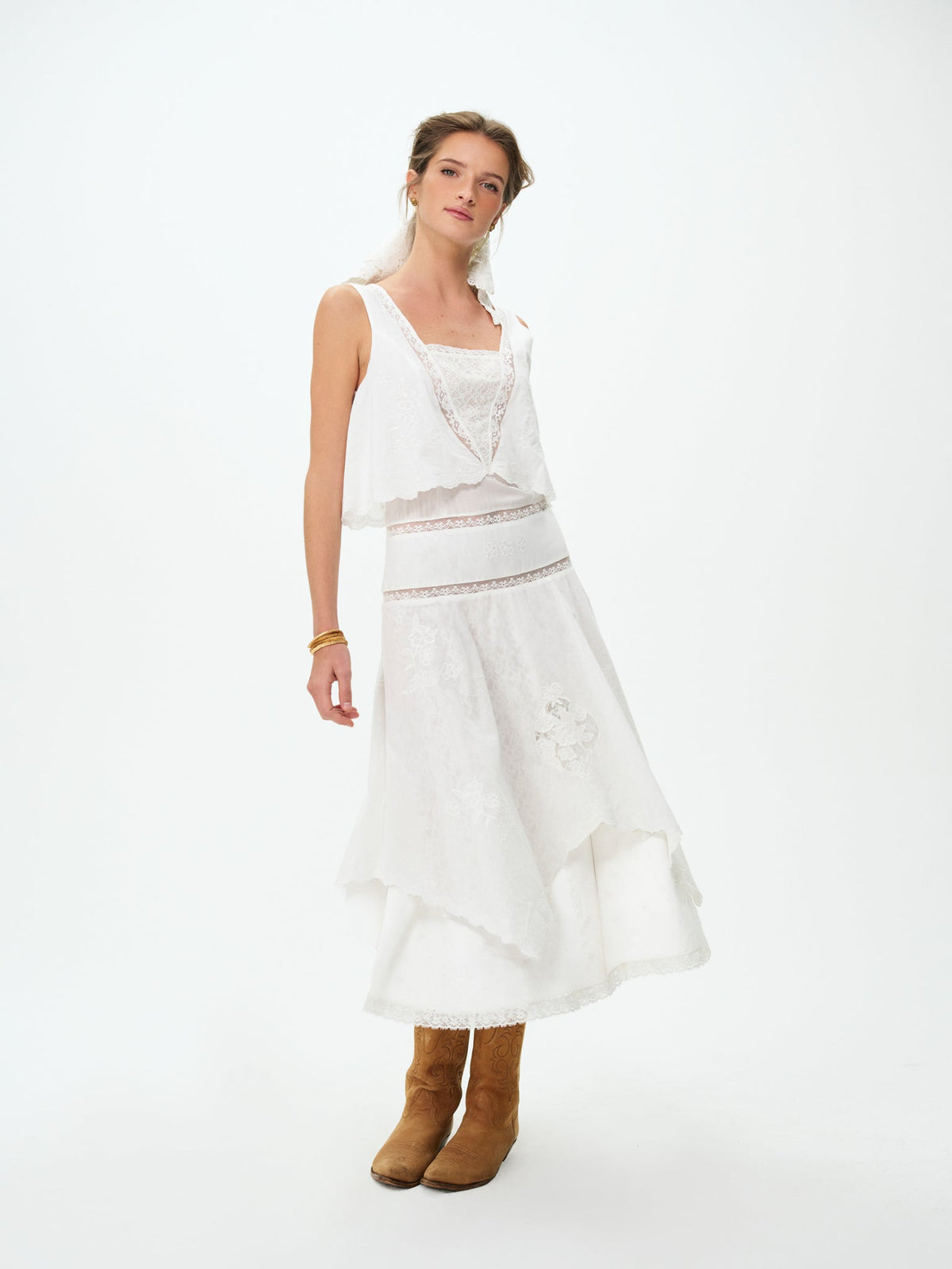 For Love & Lemons Brianna Midi Dress