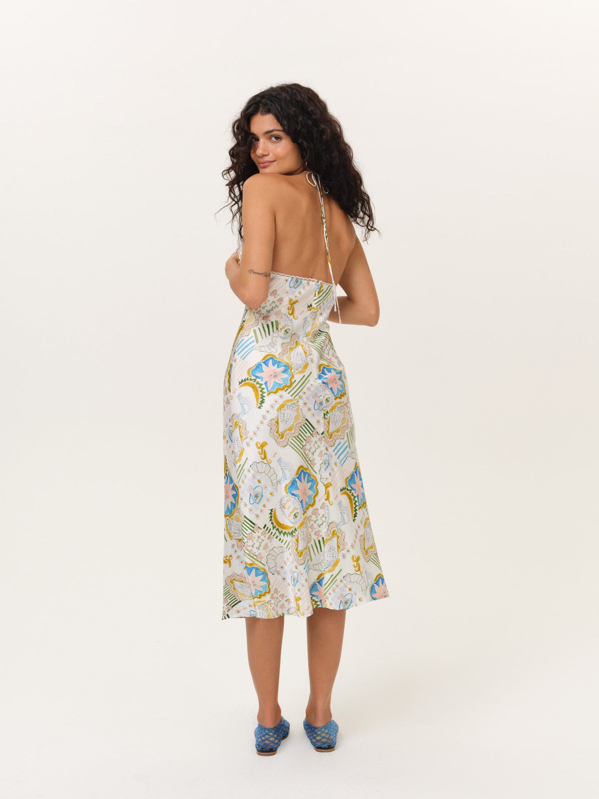 For Love & Lemons Tide Pool Midi Dress