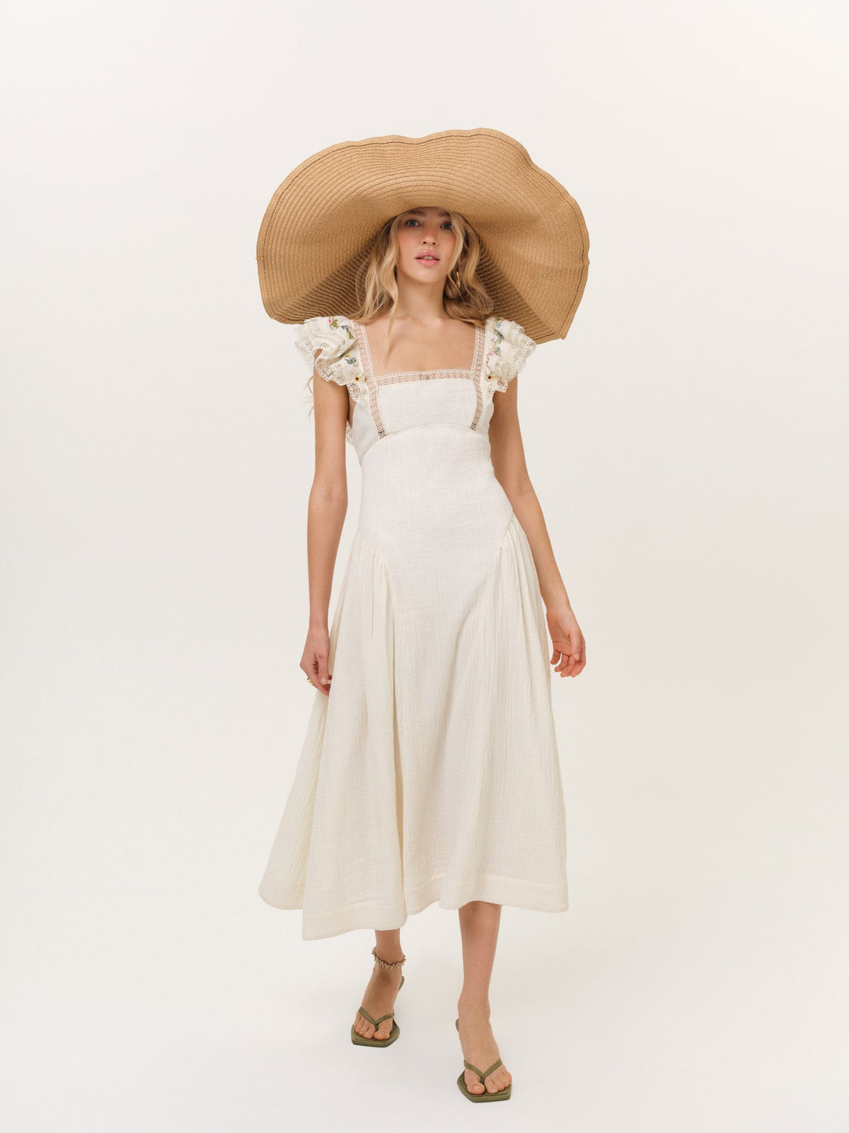 For Love & Lemons Leah Midi Dress